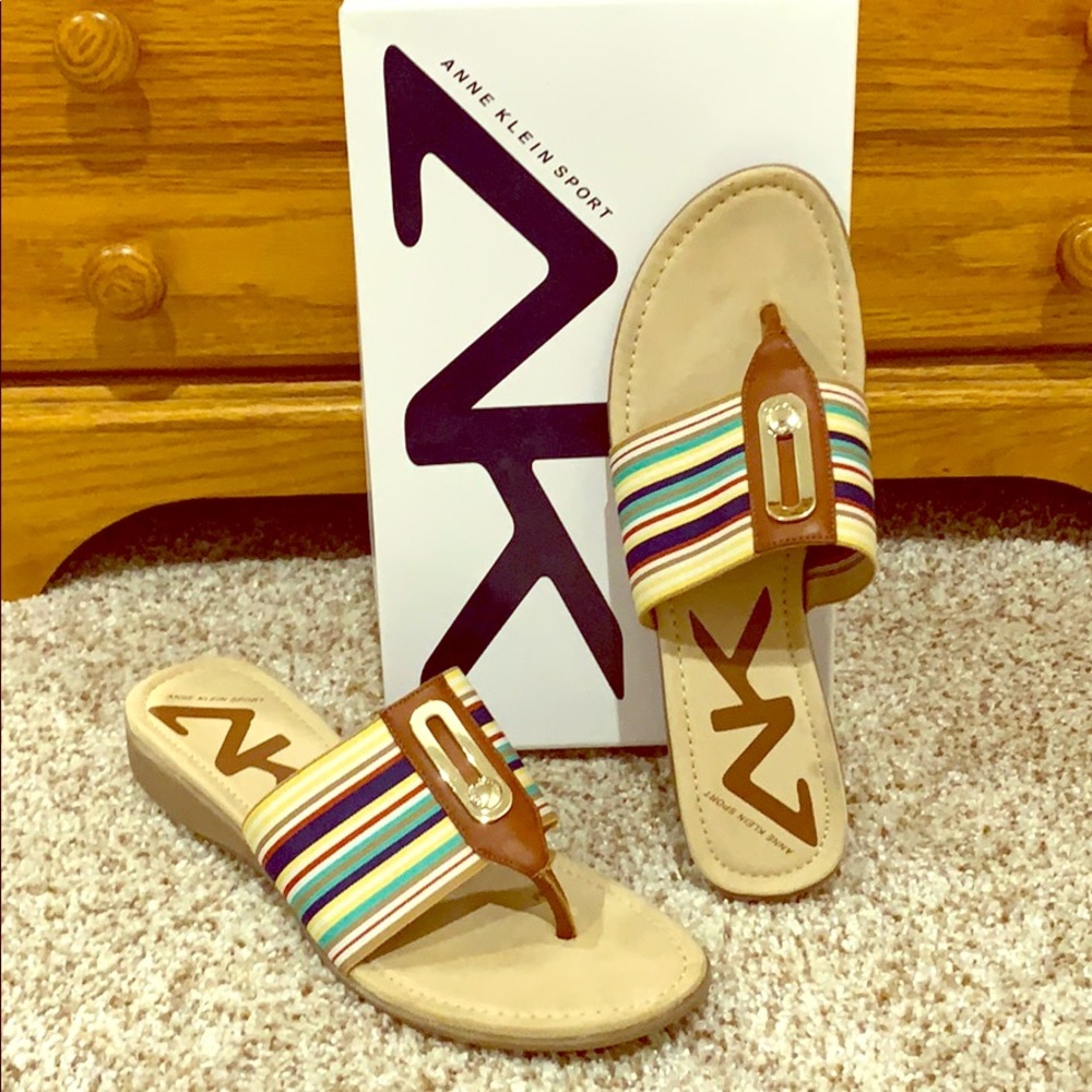 Almost new multicolor Anne Klein Sport slip on